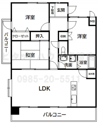 �Ԏ��}�@3LDK